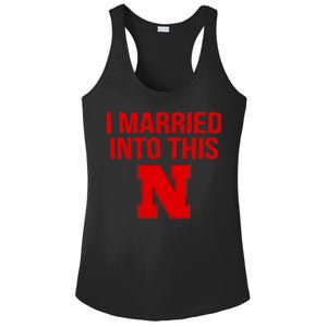 Nebraska Married Into This Ladies PosiCharge Competitor Racerback Tank