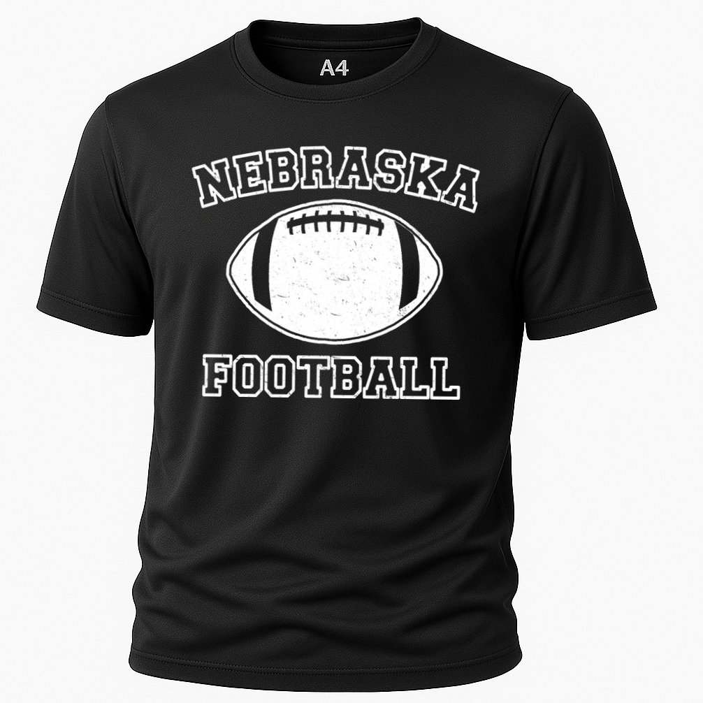 Nebraska Football Vintage Distressed Cooling Performance Crew T-Shirt
