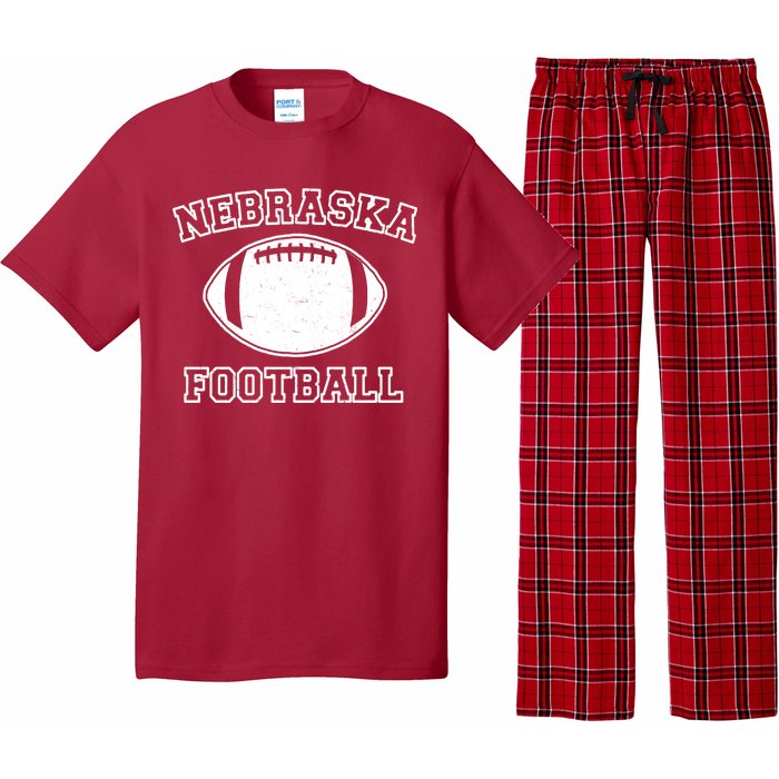 Nebraska Football Vintage Distressed Pajama Set