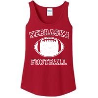 Nebraska Football Vintage Distressed Ladies Essential Tank