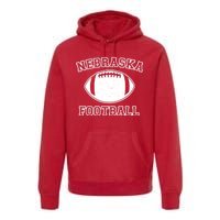 Nebraska Football Vintage Distressed Premium Hoodie