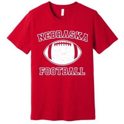Nebraska Football Vintage Distressed Premium T-Shirt