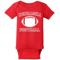 Nebraska Football Vintage Distressed Baby Bodysuit