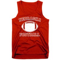 Nebraska Football Vintage Distressed Tank Top