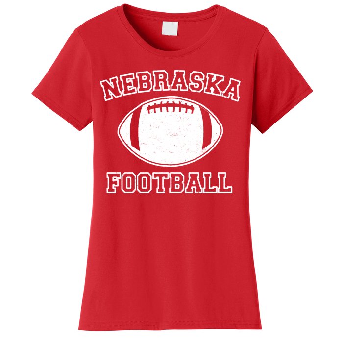 Nebraska Football Vintage Distressed Women's T-Shirt