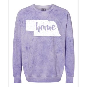 Nebraska Home State Colorblast Crewneck Sweatshirt