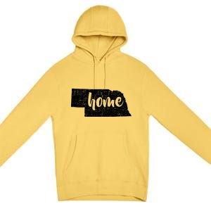 Nebraska Home State Premium Pullover Hoodie