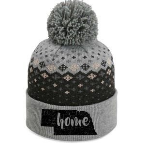 Nebraska Home State The Baniff Cuffed Pom Beanie