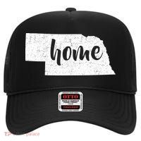 Nebraska Home State High Crown Mesh Back Trucker Hat