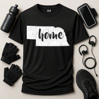 Nebraska Home State Cooling Performance Crew T-Shirt