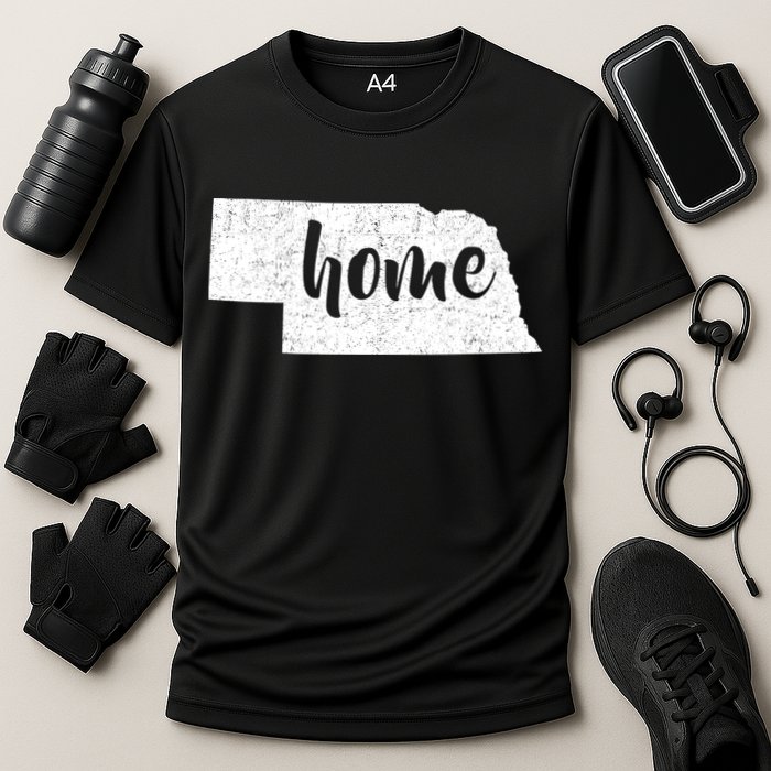Nebraska Home State Cooling Performance Crew T-Shirt