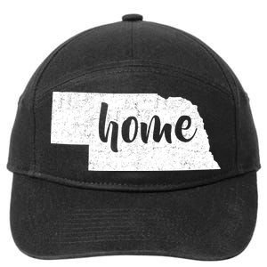 Nebraska Home State 7-Panel Snapback Hat