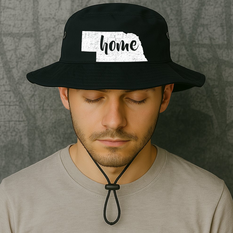 Nebraska Home State Bucket Hat