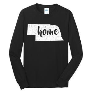 Nebraska Home State Tall Long Sleeve T-Shirt