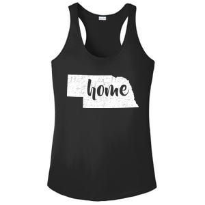 Nebraska Home State Ladies PosiCharge Competitor Racerback Tank