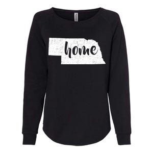 Nebraska Home State Womens California Wash Sweatshirt