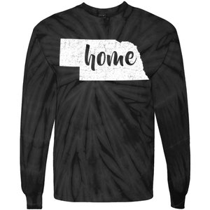 Nebraska Home State Tie-Dye Long Sleeve Shirt