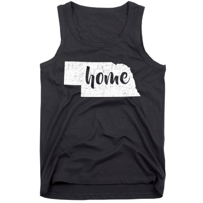 Nebraska Home State Tank Top
