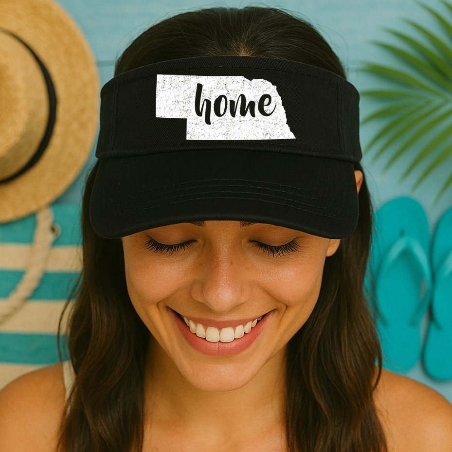 Nebraska Home State Visor