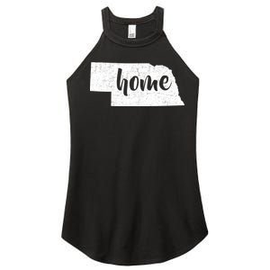 Nebraska Home State Women's Perfect Tri Rocker Tank