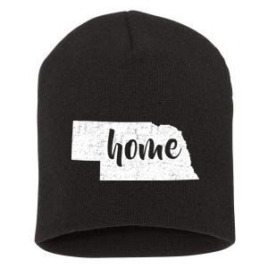 Nebraska Home State Short Acrylic Beanie