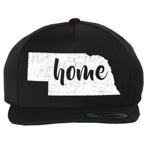 Nebraska Home State Wool Snapback Cap