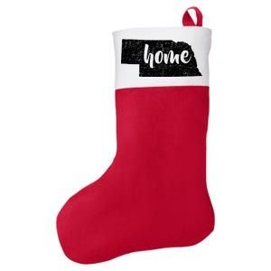 Nebraska Home State Felt Holiday Christmas Stocking