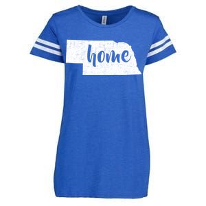 Nebraska Home State Enza Ladies Jersey Football T-Shirt