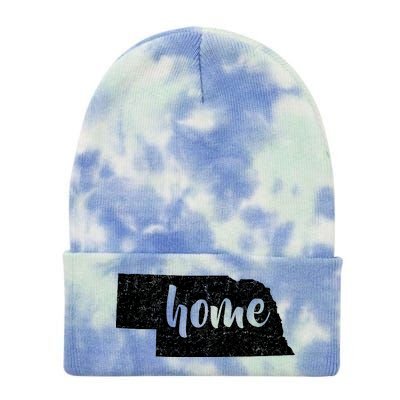 Nebraska Home State Tie Dye 12in Knit Beanie