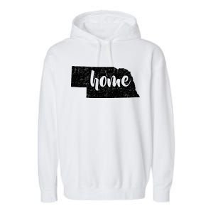 Nebraska Home State Garment-Dyed Fleece Hoodie