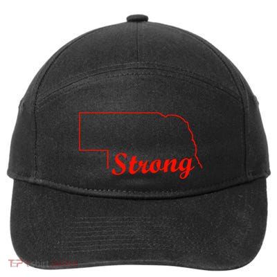 Nebraska Strong 7-Panel Snapback Hat