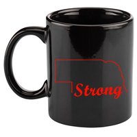 Nebraska Strong 11oz C Handle Ceramic Mug