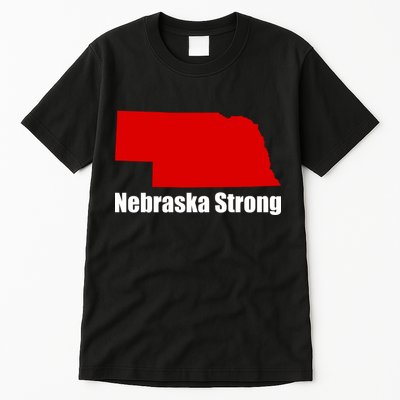 Nebraska Strong Flooding Tall T-Shirt