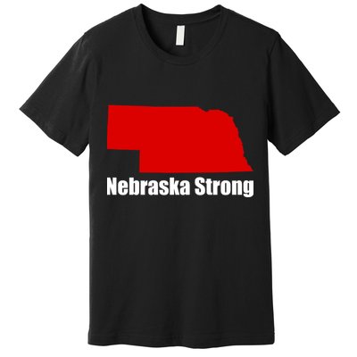 Nebraska Strong Flooding Premium T-Shirt