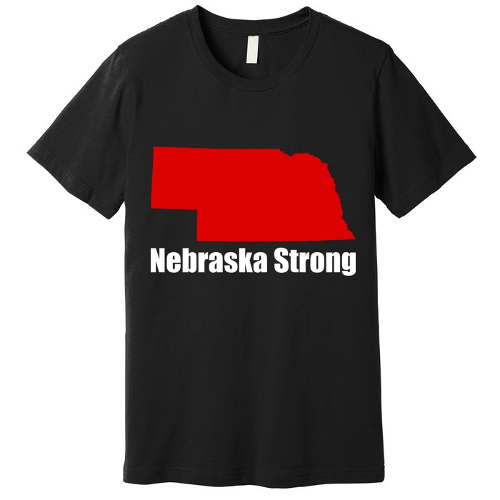 Nebraska Strong Flooding Premium T-Shirt