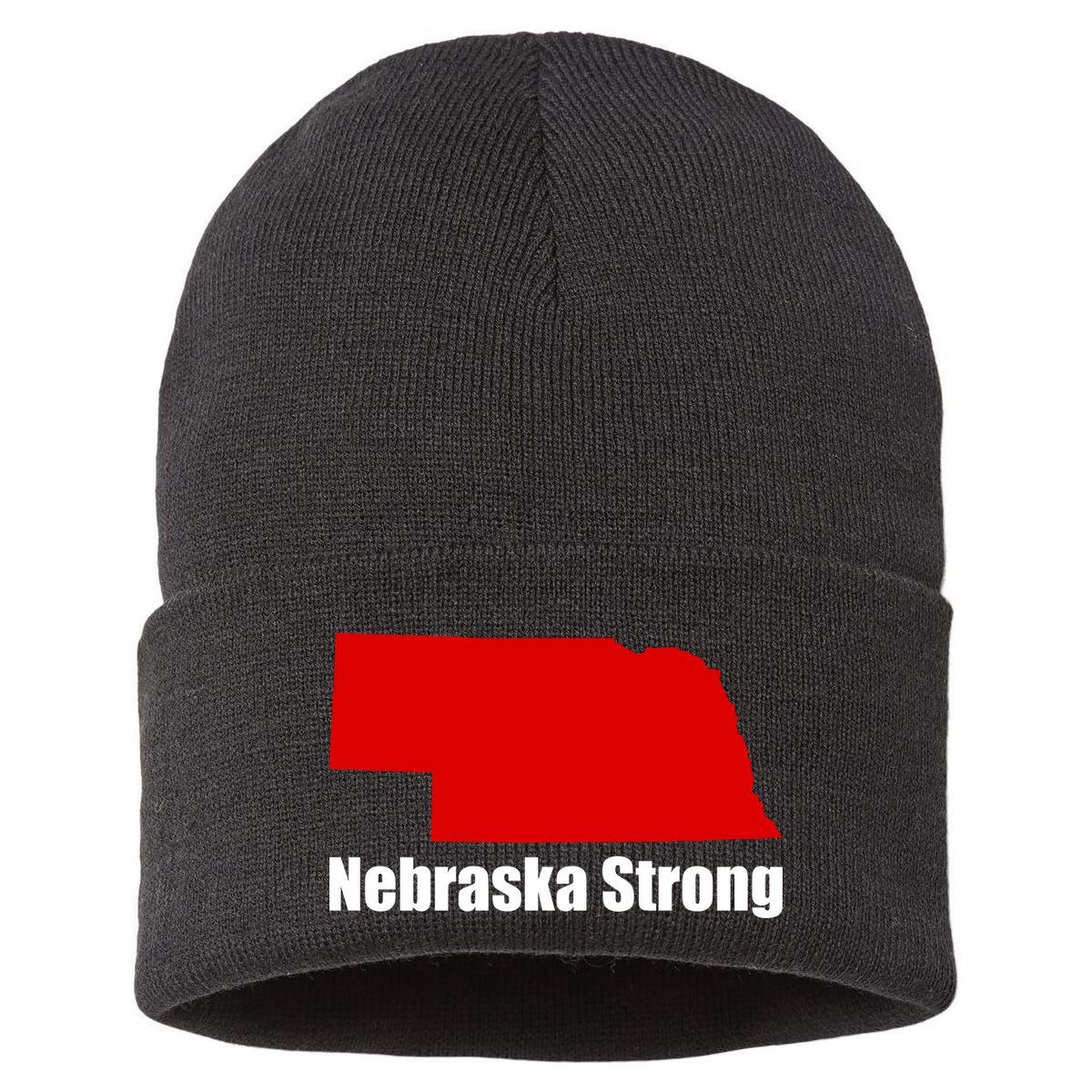 Nebraska Strong Flooding Sustainable Knit Beanie