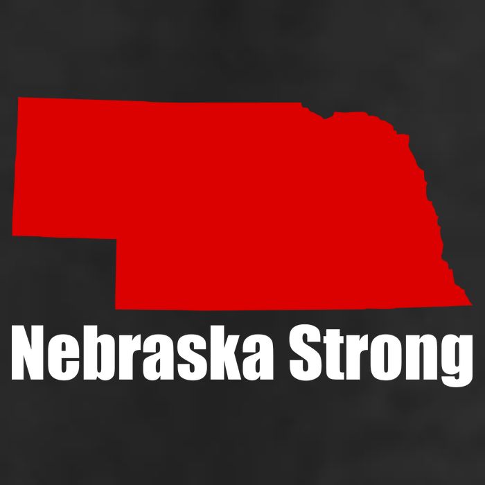 Nebraska Strong Flooding Golf Towel