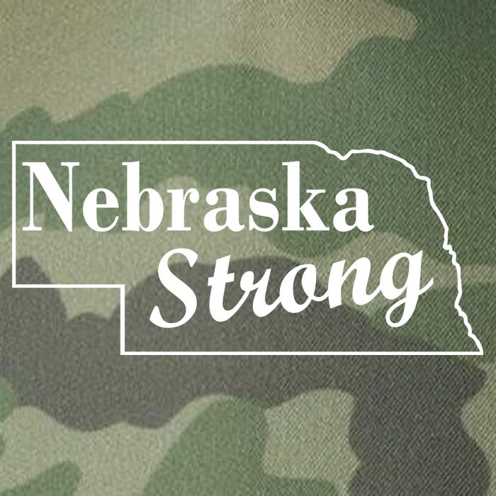 Nebraska Strong Map Legacy Tie Dye Trucker Hat