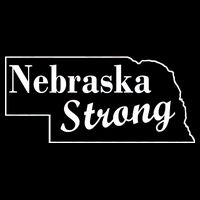 Nebraska Strong Map Flexfit Unipanel Trucker Cap