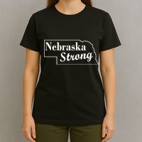 Nebraska Strong Map T-Shirt