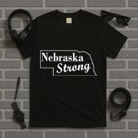 Nebraska Strong Map T-Shirt