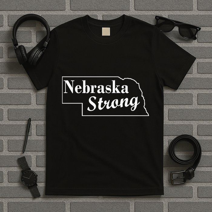 Nebraska Strong Map T-Shirt
