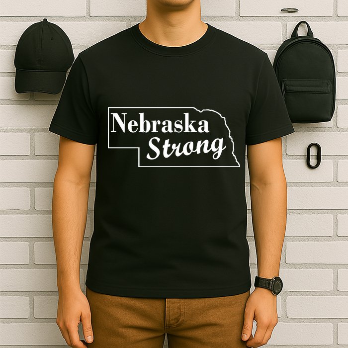 Nebraska Strong Map T-Shirt