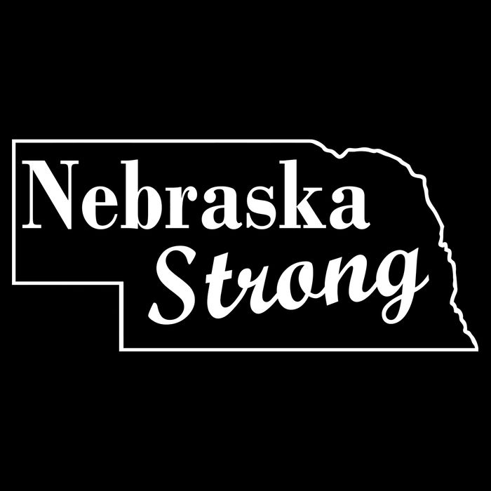Nebraska Strong Map T-Shirt