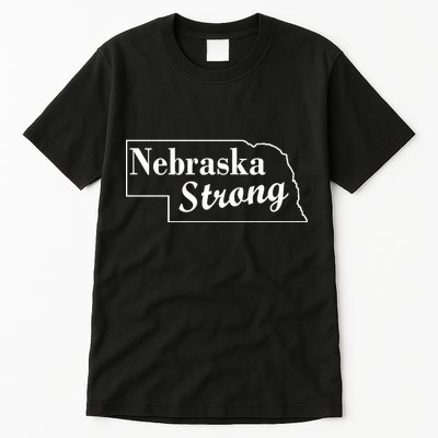 Nebraska Strong Map Tall T-Shirt