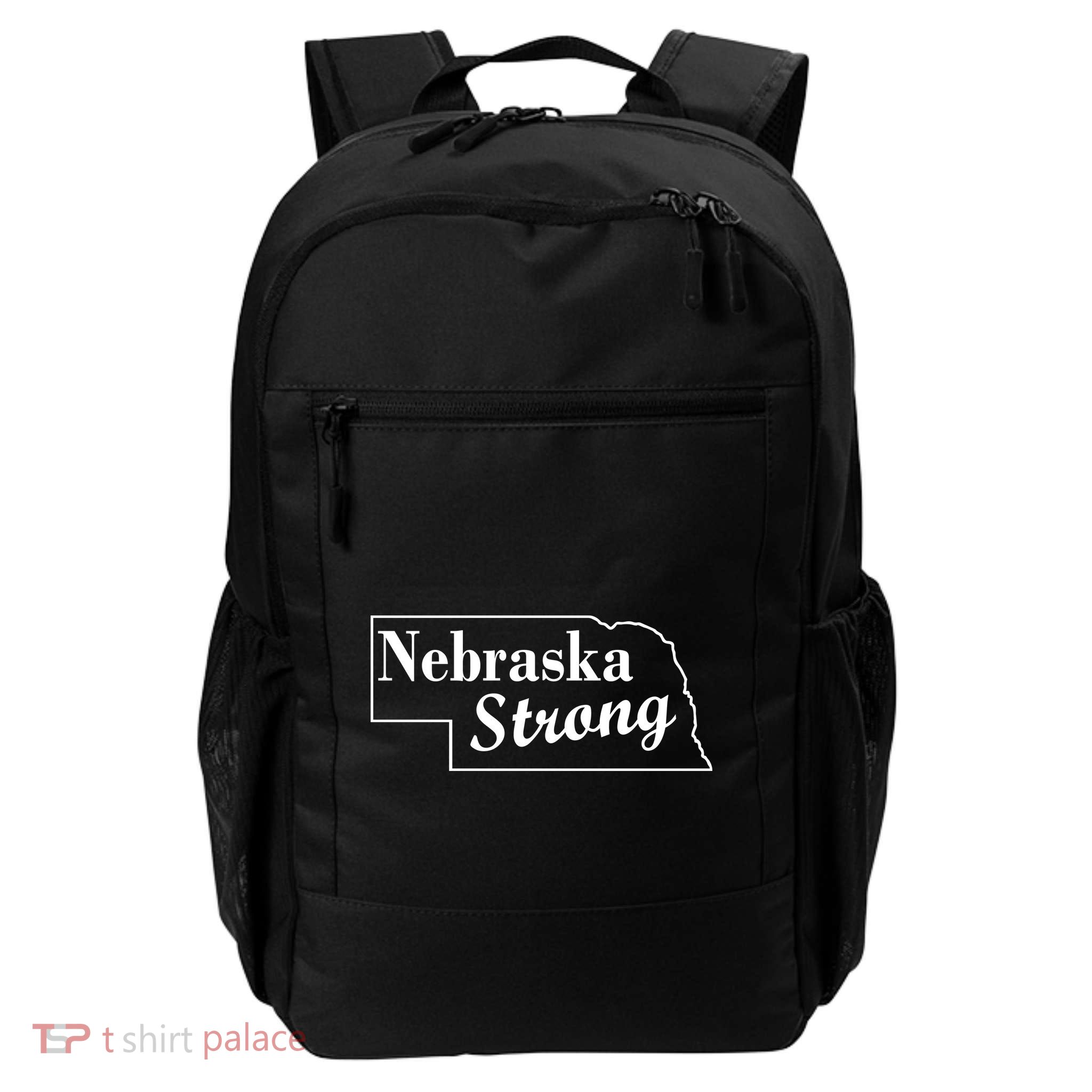 Nebraska Strong Map Backpack