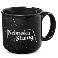 Nebraska Strong Map 15oz Campfire Ceramic Mug