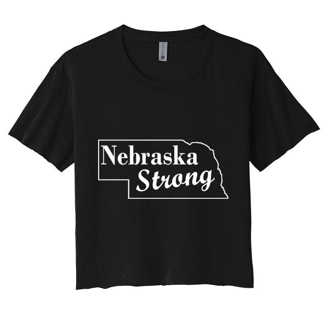 Nebraska Strong Map Crop Top