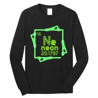 Neon Element Chemistry Periodic Table Science Nerd Long Sleeve Shirt