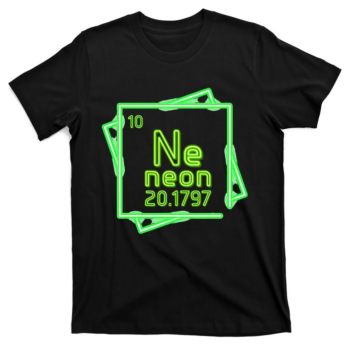 Neon Element Chemistry Periodic Table Science Nerd T-Shirt